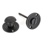 Aged Bronze Round Bathroom Thumbturn | From The Anvil-Thumbturns-Yester Home
