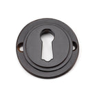Aged Bronze Round Escutcheon (Square) | From The Anvil-Escutcheons-Yester Home