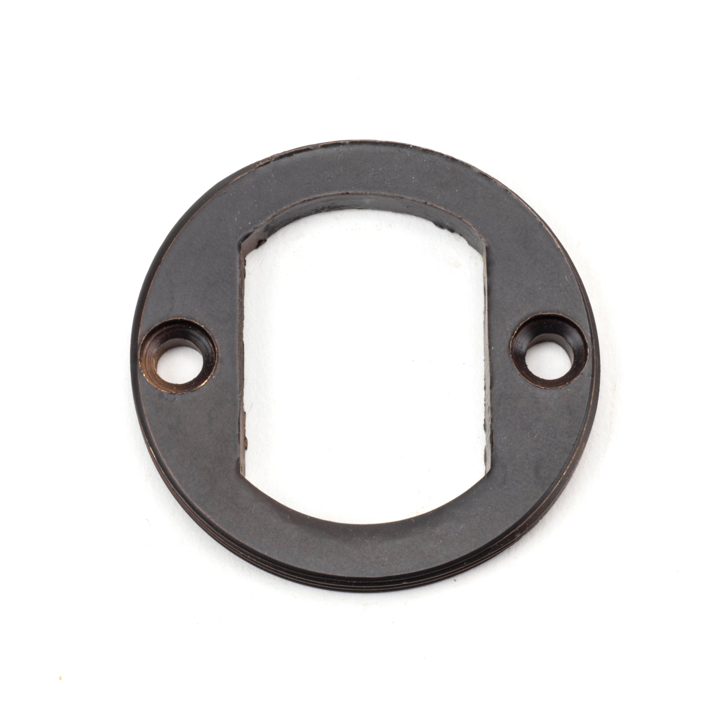 Aged Bronze Round Escutcheon (Square) | From The Anvil-Escutcheons-Yester Home