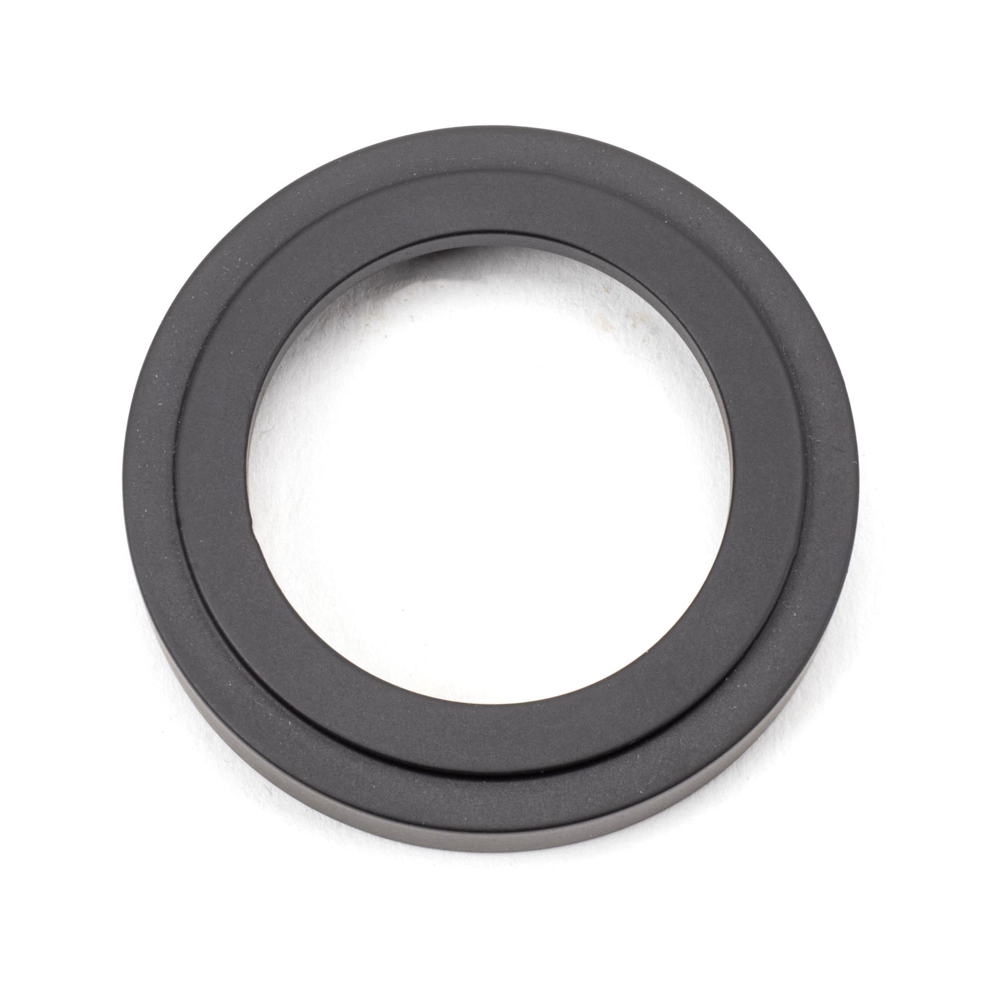 Aged Bronze Round Euro Escutcheon (Art Deco) | From The Anvil - Euro Escutcheons - From The Anvil - Yester Home