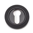 Aged Bronze Round Euro Escutcheon (Beehive) | From The Anvil - Euro Escutcheons - From The Anvil - Yester Home