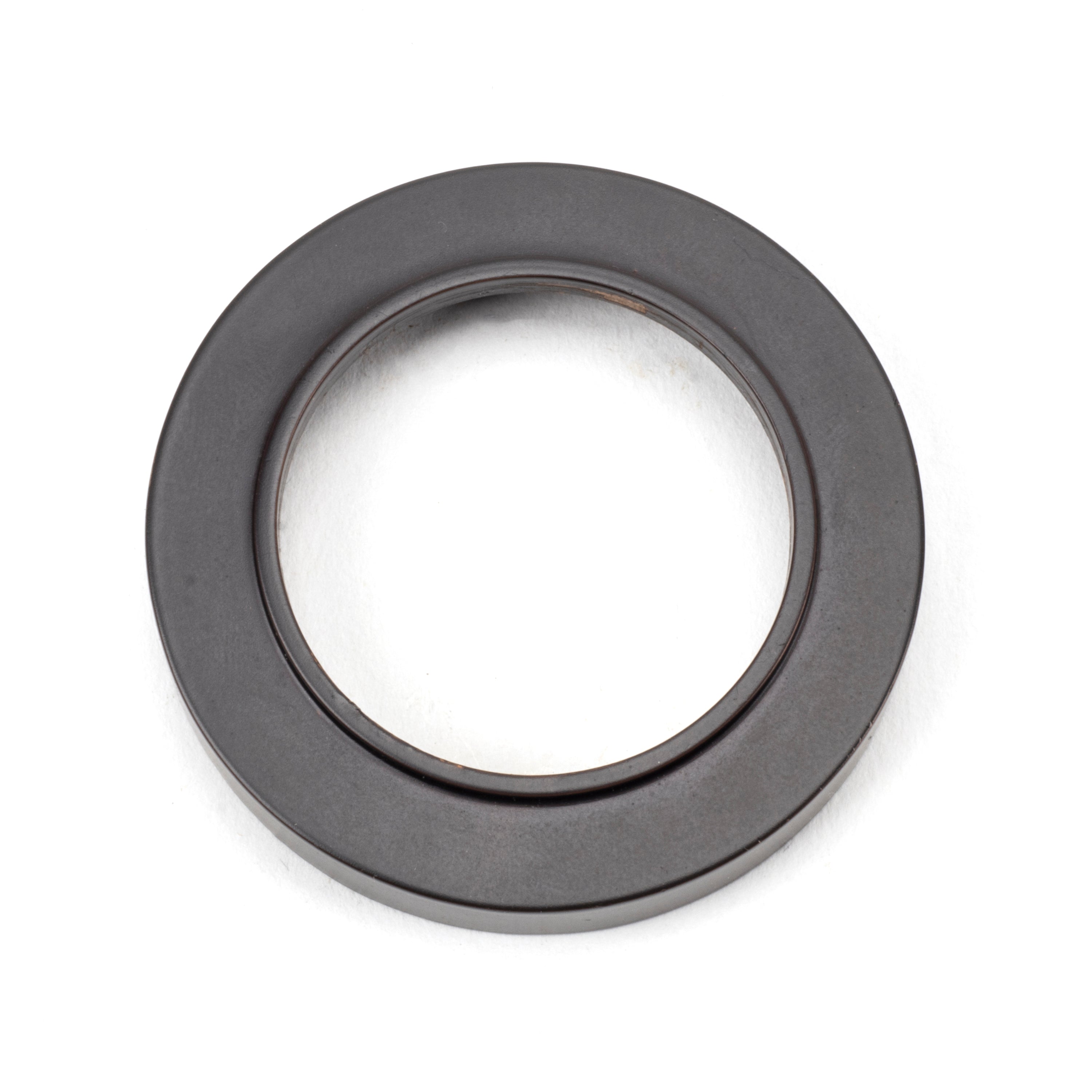 Aged Bronze Round Euro Escutcheon (Plain) | From The Anvil-Euro Escutcheons-Yester Home