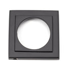Aged Bronze Round Euro Escutcheon (Square) | From The Anvil-Euro Escutcheons-Yester Home