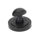 Aged Bronze Round Thumbturn Set (Art Deco) | From The Anvil - Thumbturns - From The Anvil - Yester Home