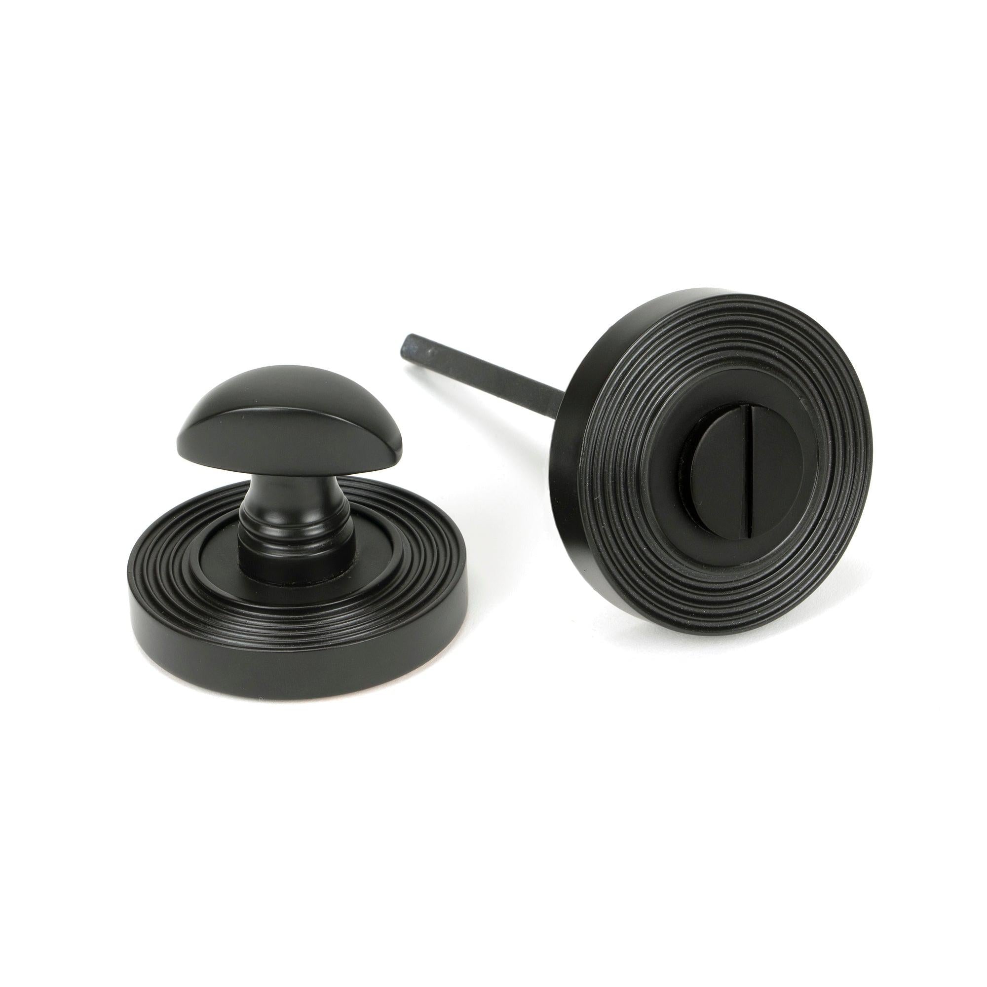 Aged Bronze Round Thumbturn Set (Beehive) | From The Anvil - Thumbturns - From The Anvil - Yester Home