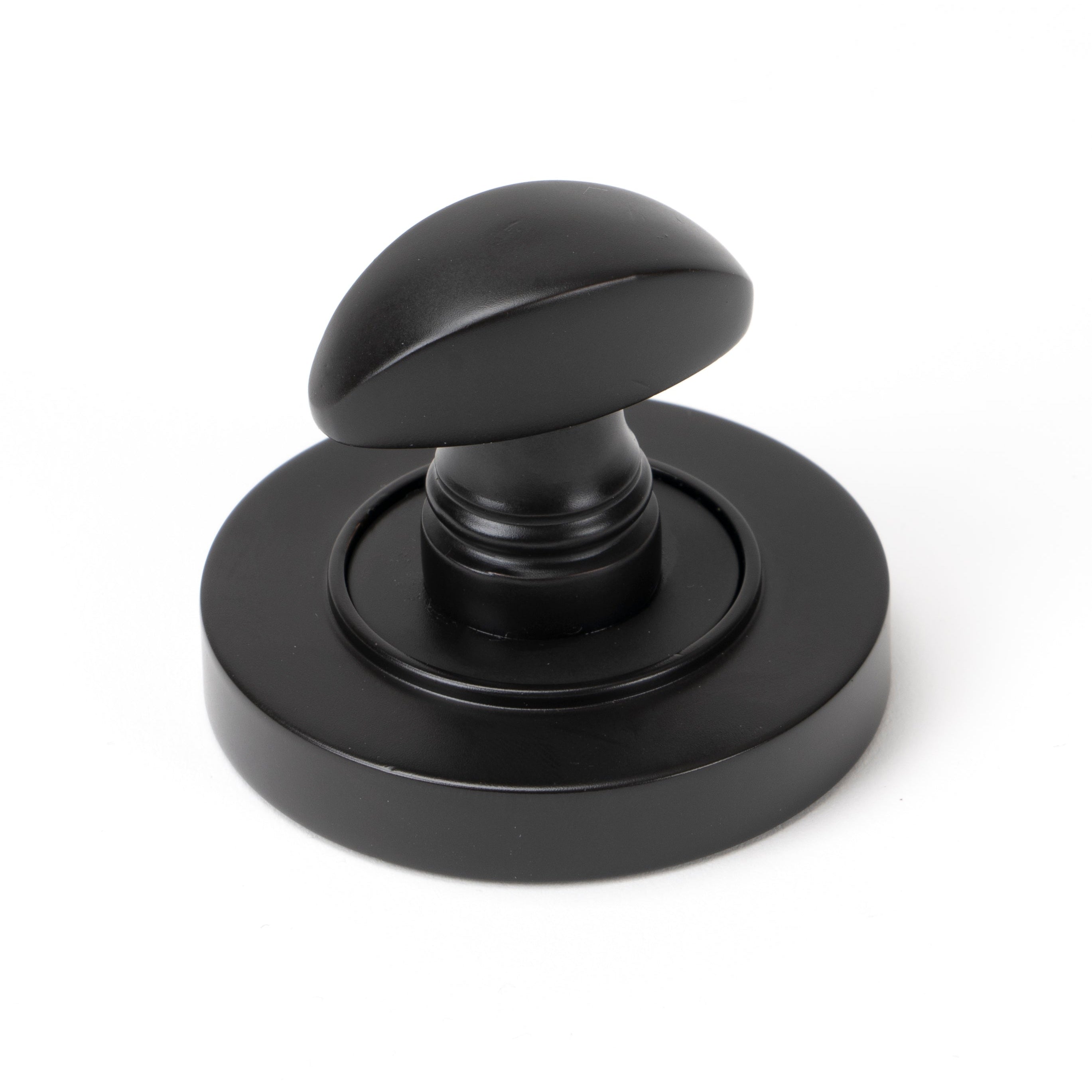 Aged Bronze Round Thumbturn Set (Plain) | From The Anvil-Thumbturns-Yester Home