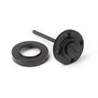 Aged Bronze Round Thumbturn Set (Plain) | From The Anvil-Thumbturns-Yester Home