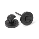 Aged Bronze Round Thumbturn Set (Plain) | From The Anvil-Thumbturns-Yester Home
