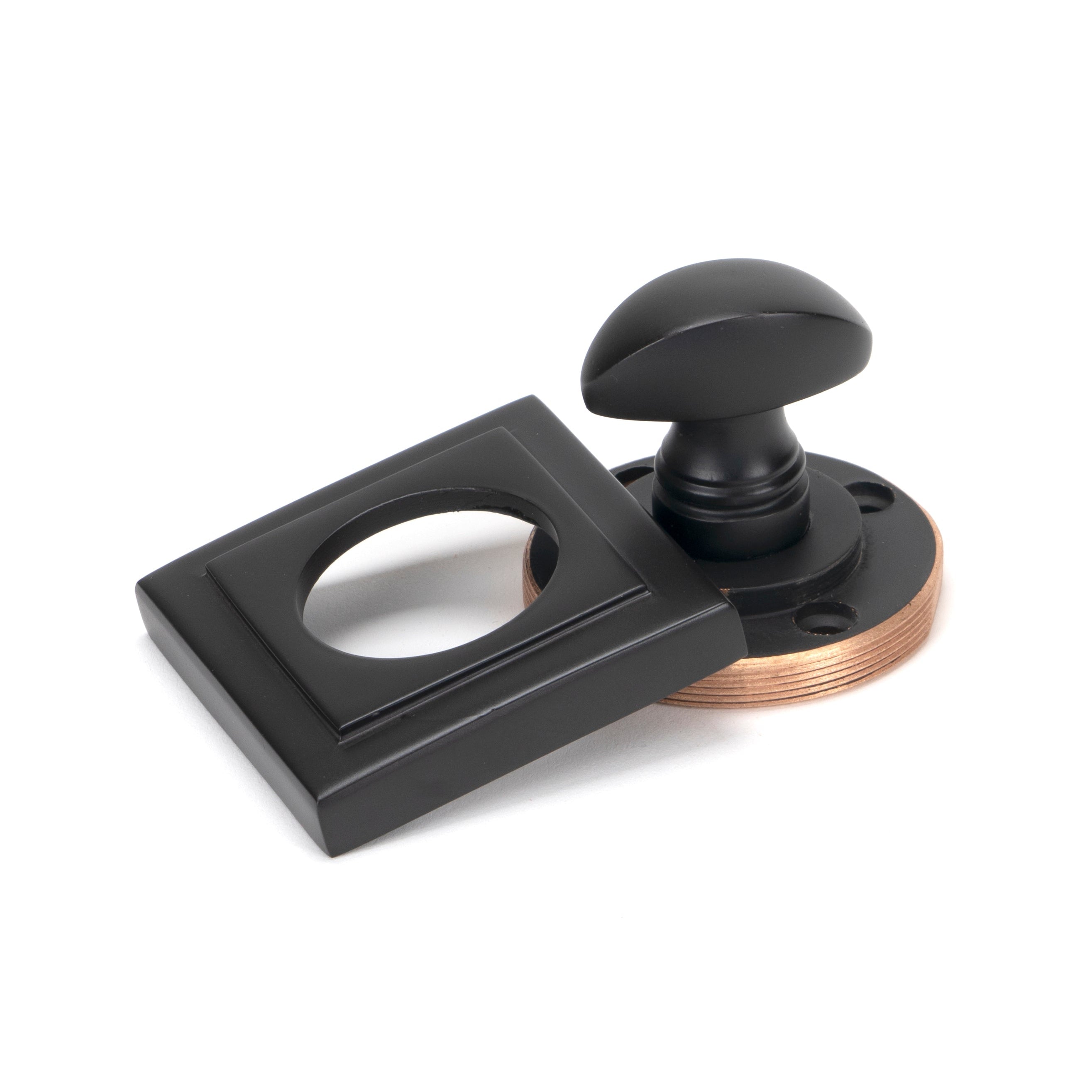 Aged Bronze Round Thumbturn Set (Square) | From The Anvil-Thumbturns-Yester Home