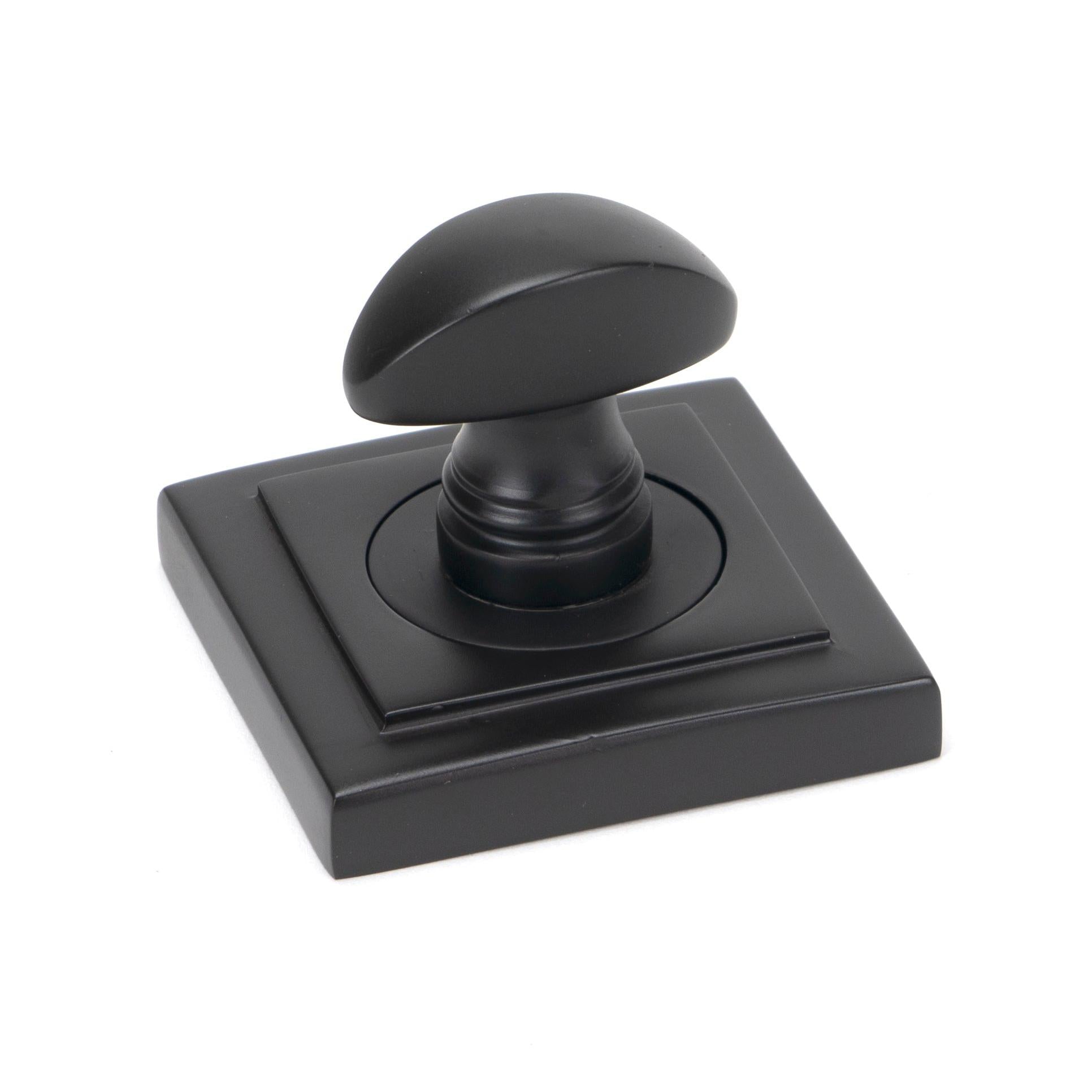 Aged Bronze Round Thumbturn Set (Square) | From The Anvil - Thumbturns - From The Anvil - Yester Home
