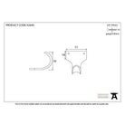 Aged Bronze Sash Lift | From The Anvil-Sash Lifts-Yester Home