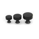 Aged Bronze Scully Cabinet Knob - 25mm - Cabinet Knobs - From The Anvil - Yester Home