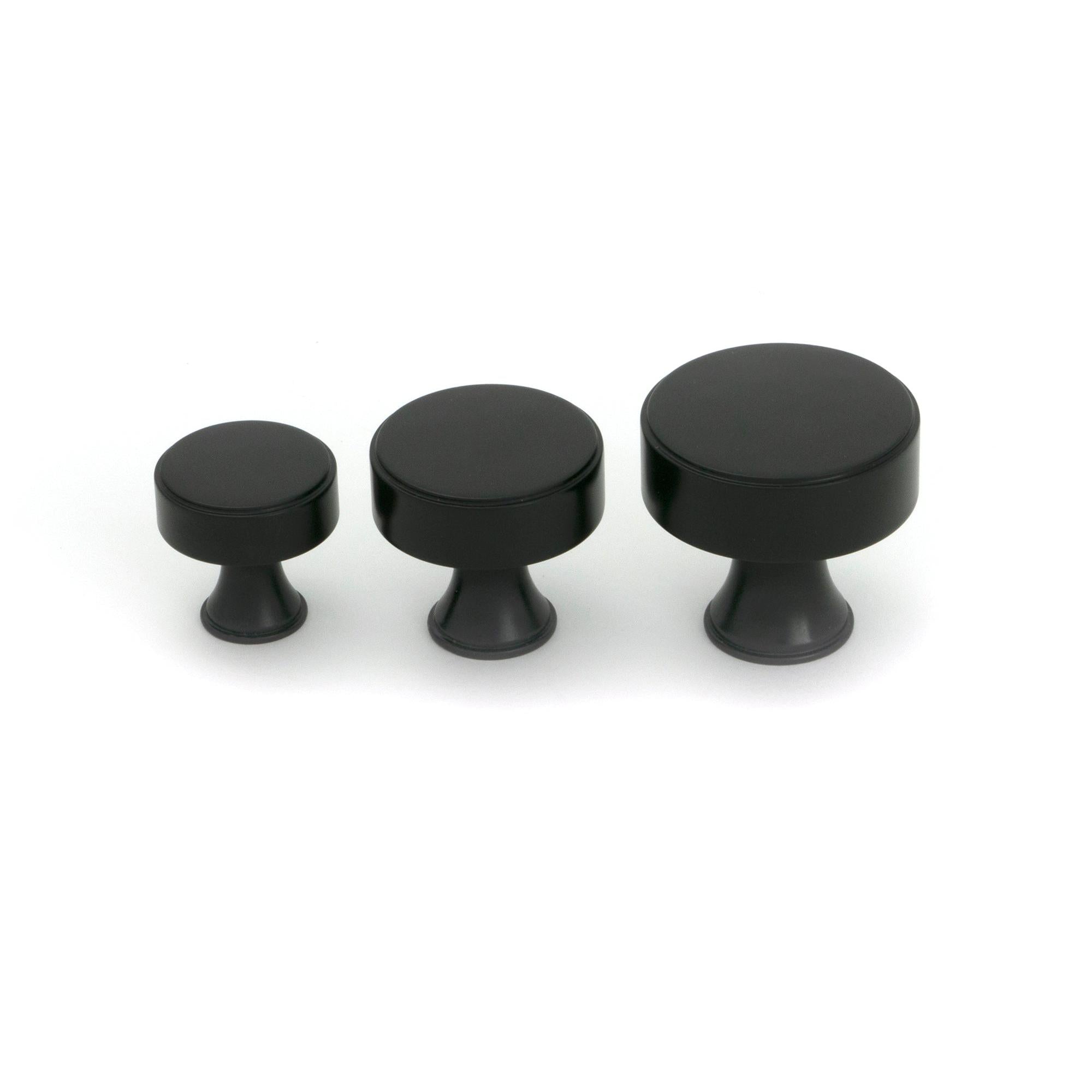 Aged Bronze Scully Cabinet Knob - 32mm - Cabinet Knobs - From The Anvil - Yester Home