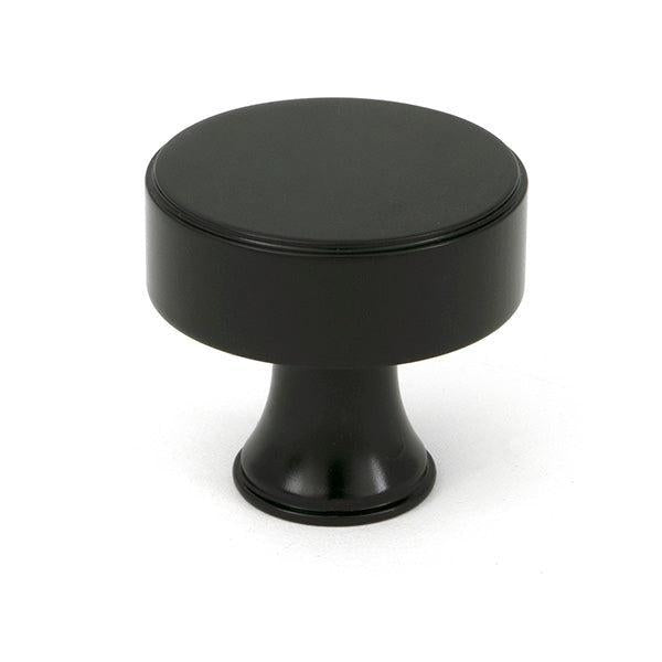 Aged Bronze Scully Cabinet Knob - 38mm - Cabinet Knobs - From The Anvil - Yester Home
