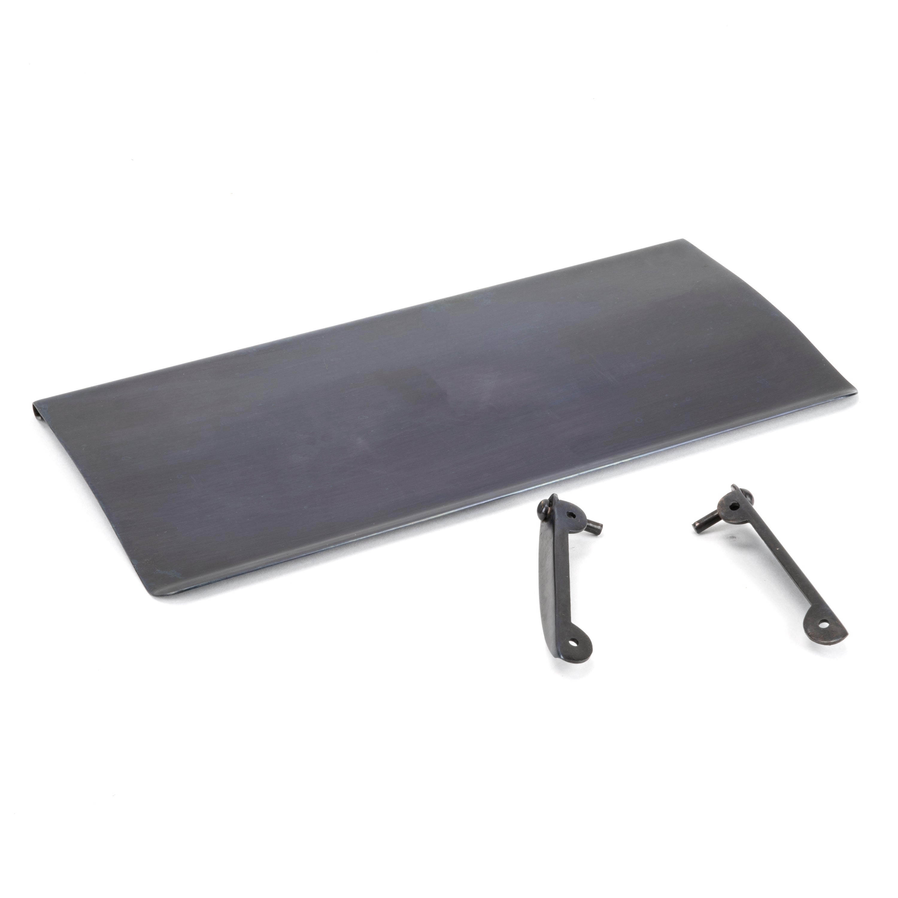 Aged Bronze Small Letter Plate Cover | From The Anvil-Letter Plate Covers-Yester Home