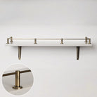Round Bar Gallery Shelf Rail | Aged Brass - Gallery Rails - Yester Home - Yester Home