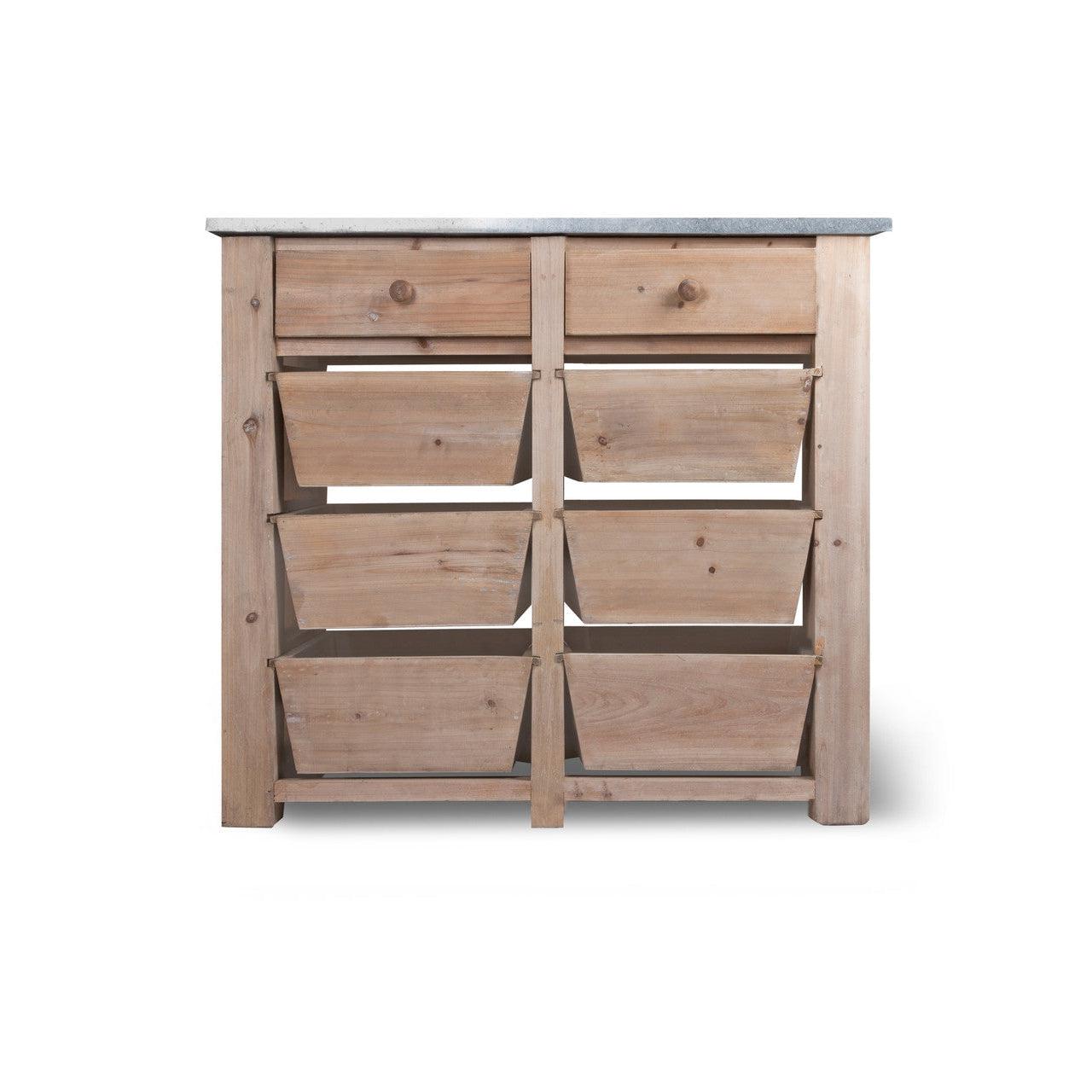 Aldsworth 8 Drawer Storage Unit - Spruce-Storage & Shelving-Yester Home