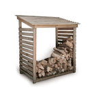 Aldsworth Log Store | Double | Natural-Outdoor Bin & Log Stores-Yester Home