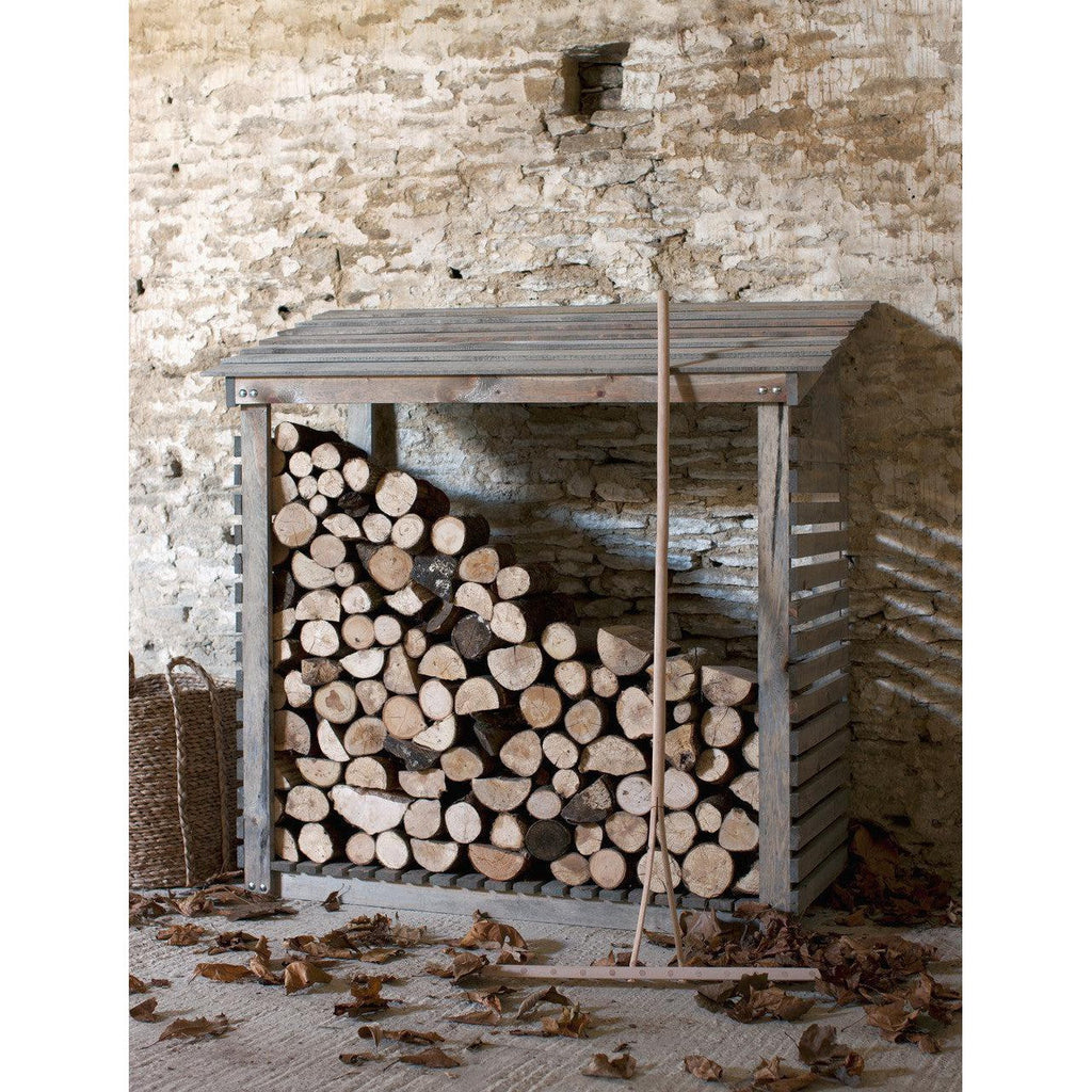 Aldsworth Log Store | Double | Natural-Outdoor Bin & Log Stores-Yester Home
