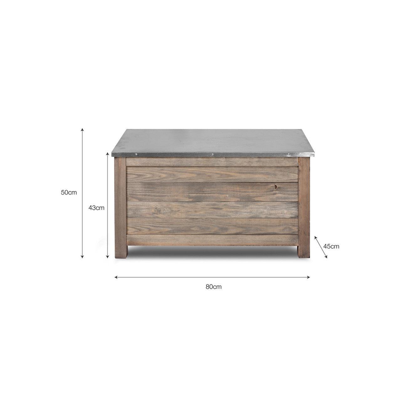 Aldsworth Outdoor Storage Box, Small - Spruce-Outdoor Storage-Yester Home