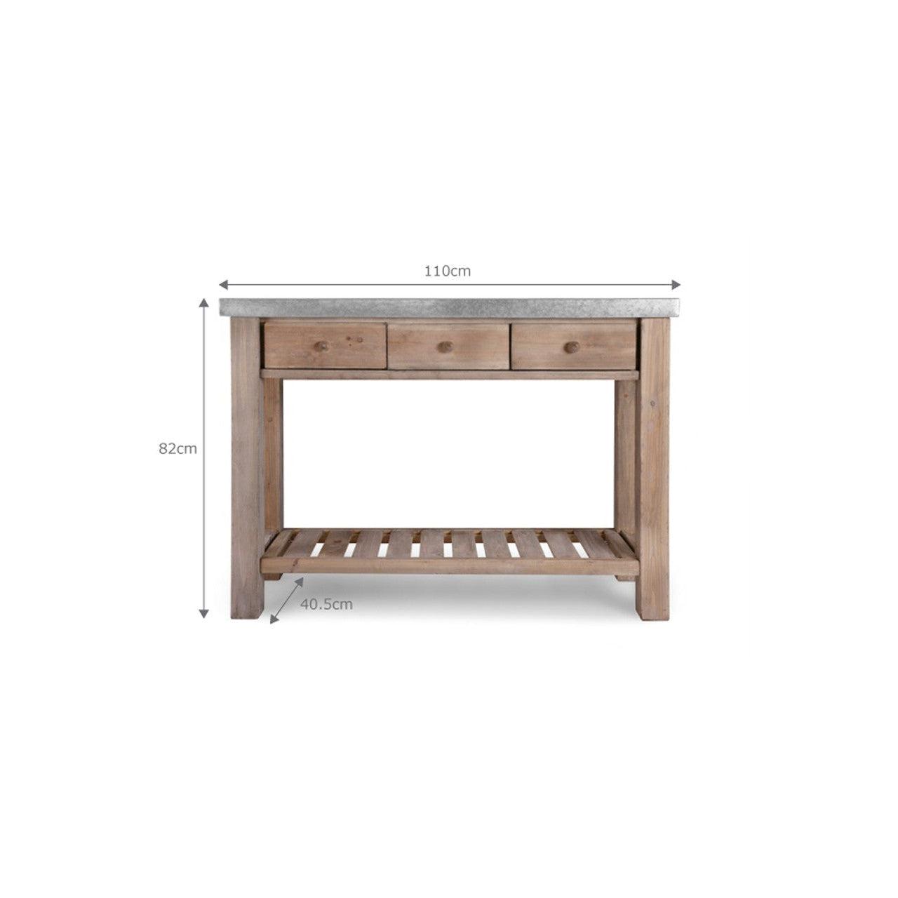 Aldsworth Potting Table - Spruce-Potting Tables-Yester Home
