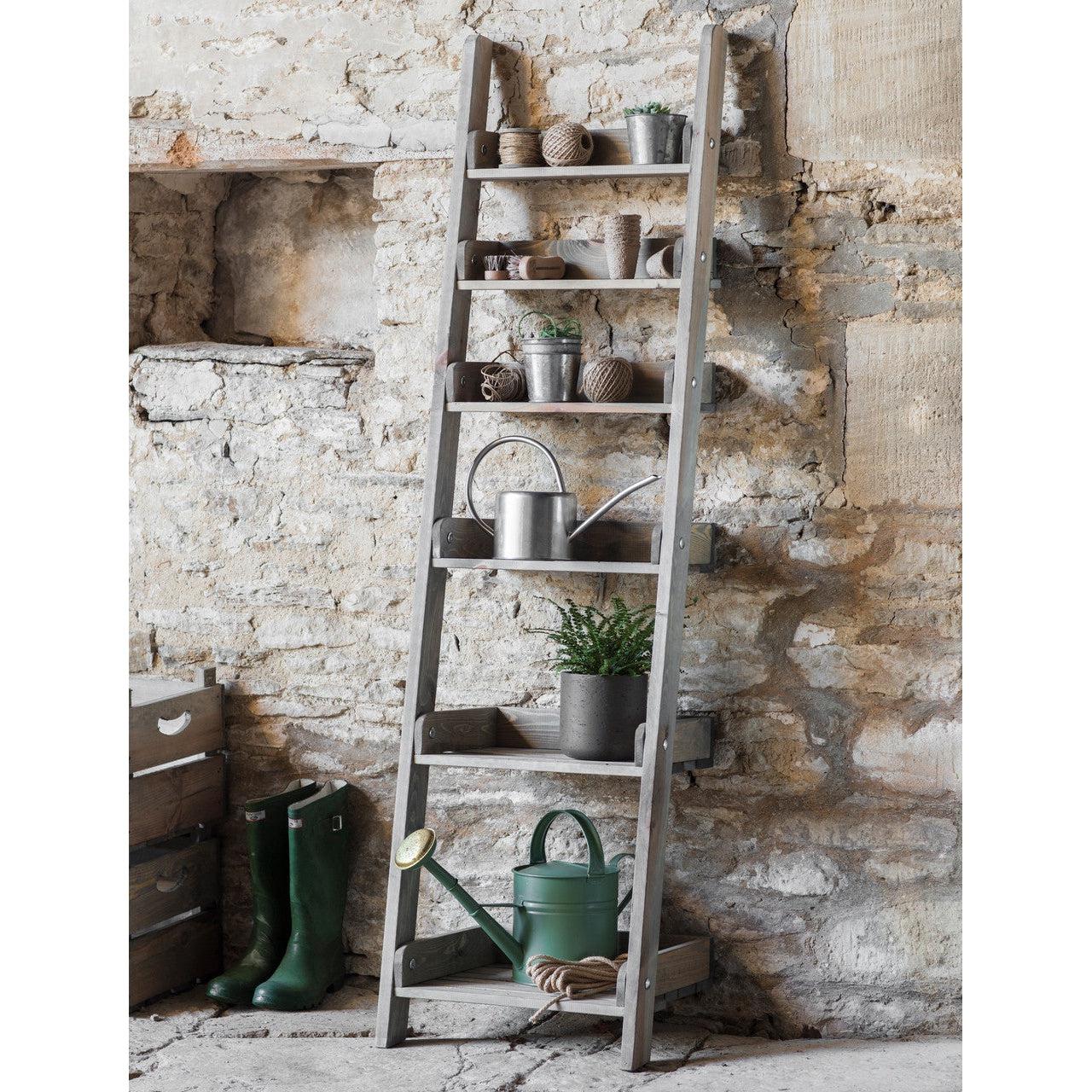 Aldsworth Shelf Ladder - Spruce (Small)-Outdoor Storage-Yester Home