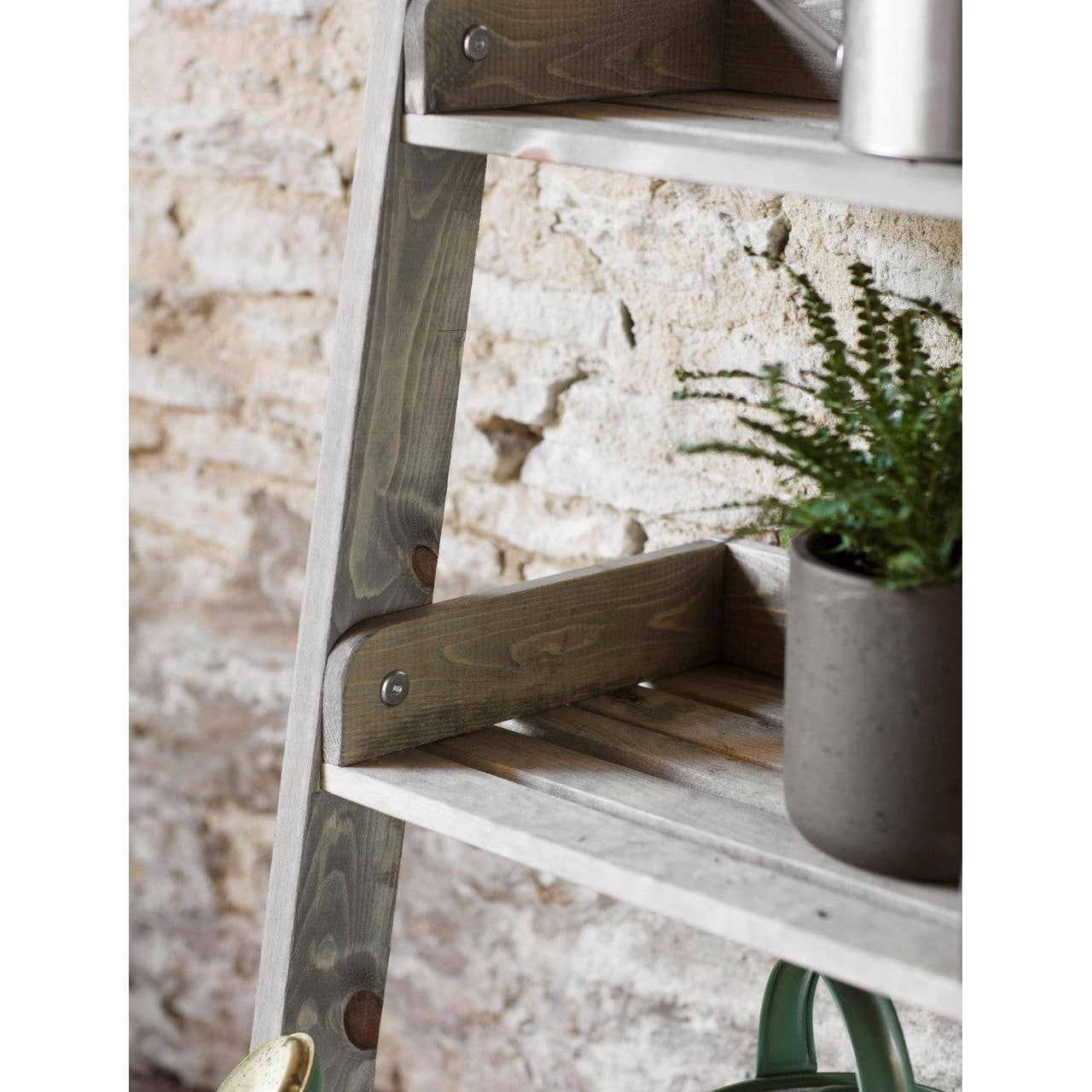 Aldsworth Shelf Ladder | Wide | Natural-Outdoor Storage-Yester Home