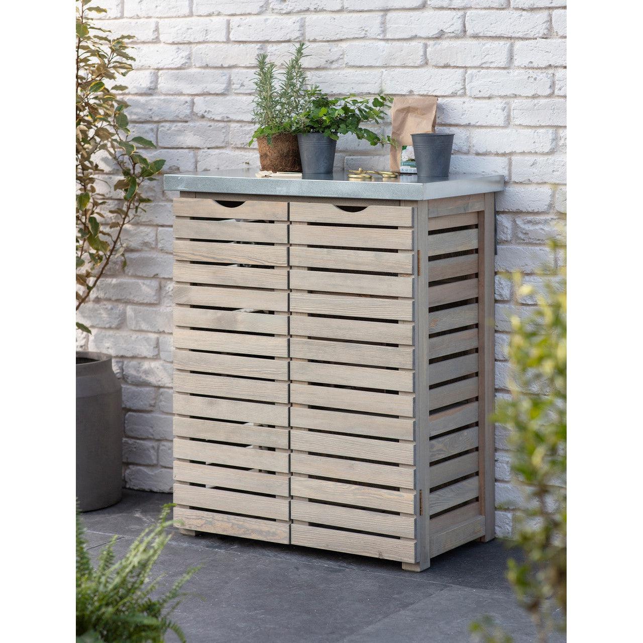 Aldsworth Slatted Storage Unit - Spruce-Outdoor Storage-Yester Home