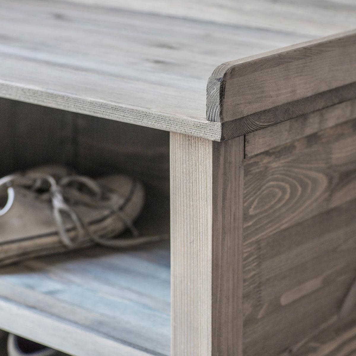 Aldsworth Wooden Bootroom Welly Store Bench-Boot & Shoe Storage-Yester Home