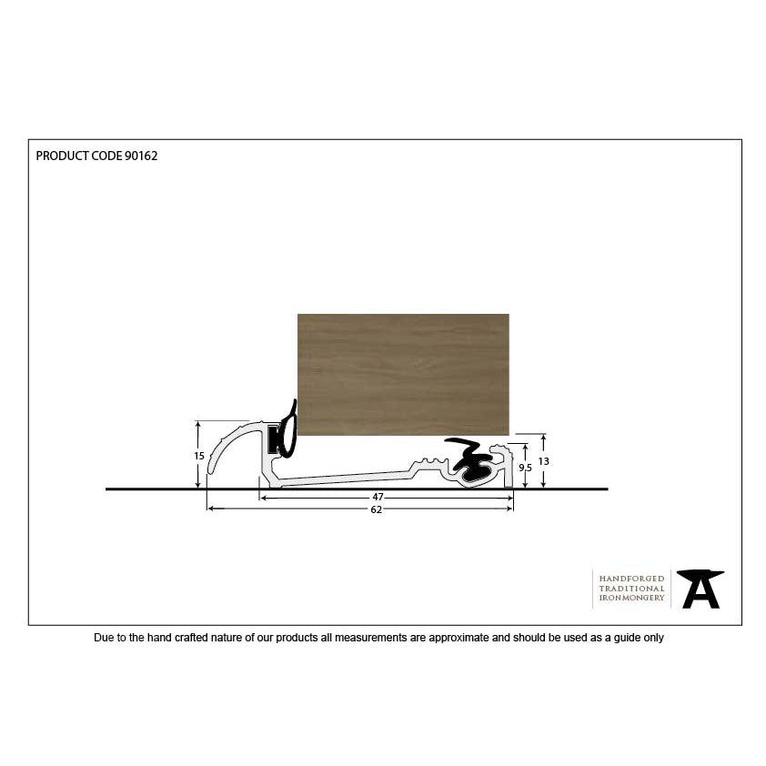 Aluminium 2134mm Macclex 15/2 Threshold | From The Anvil-Thresholds-Yester Home