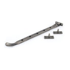 Antique Pewter 12" Peardrop Stay | From The Anvil - Stays - From The Anvil - Yester Home