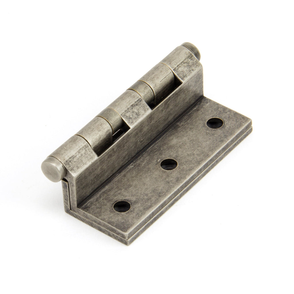 Antique Pewter 2½" Stormproof Hinge 1951 (pair) | From The Anvil-Stormproof Hinges-Yester Home