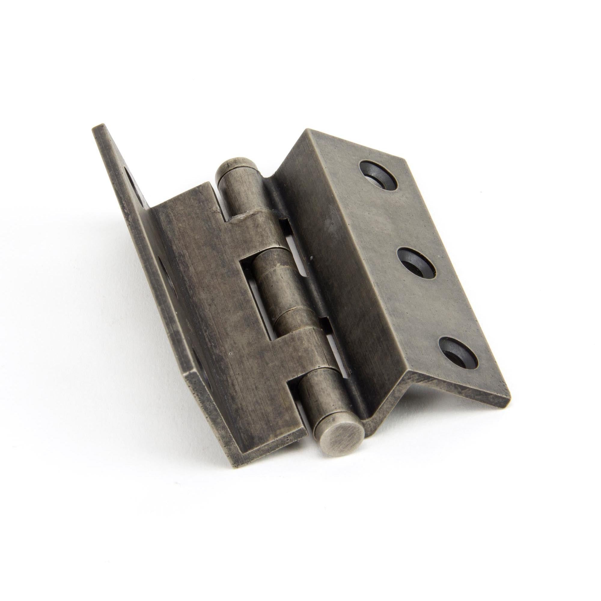 Antique Pewter 2½" Stormproof Hinge 1951 (pair) | From The Anvil - Stormproof Hinges - From The Anvil - Yester Home
