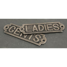 Antique Pewter Ladies Sign | From The Anvil-Signs-Yester Home