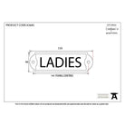 Antique Pewter Ladies Sign | From The Anvil-Signs-Yester Home
