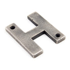 Antique Pewter Letter H | From The Anvil - Letters - From The Anvil - Yester Home
