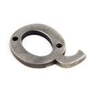 Antique Pewter Letter Q | From The Anvil-Letters-Yester Home