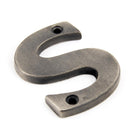 Antique Pewter Letter S | From The Anvil - Letters - From The Anvil - Yester Home