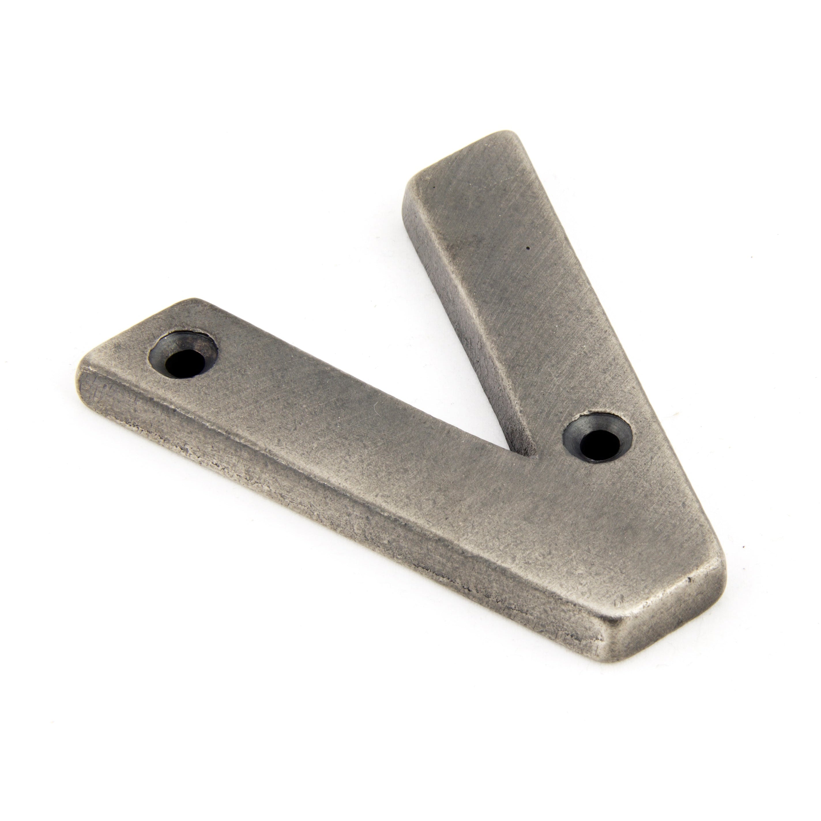 Antique Pewter Letter V | From The Anvil-Letters-Yester Home