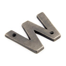 Antique Pewter Letter W | From The Anvil - Letters - From The Anvil - Yester Home