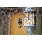 Antique Pewter Lion Head Door Knocker | From The Anvil-Bolt-Through Door Knockers-Yester Home