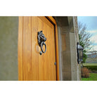 Antique Pewter Lion Head Door Knocker | From The Anvil-Bolt-Through Door Knockers-Yester Home