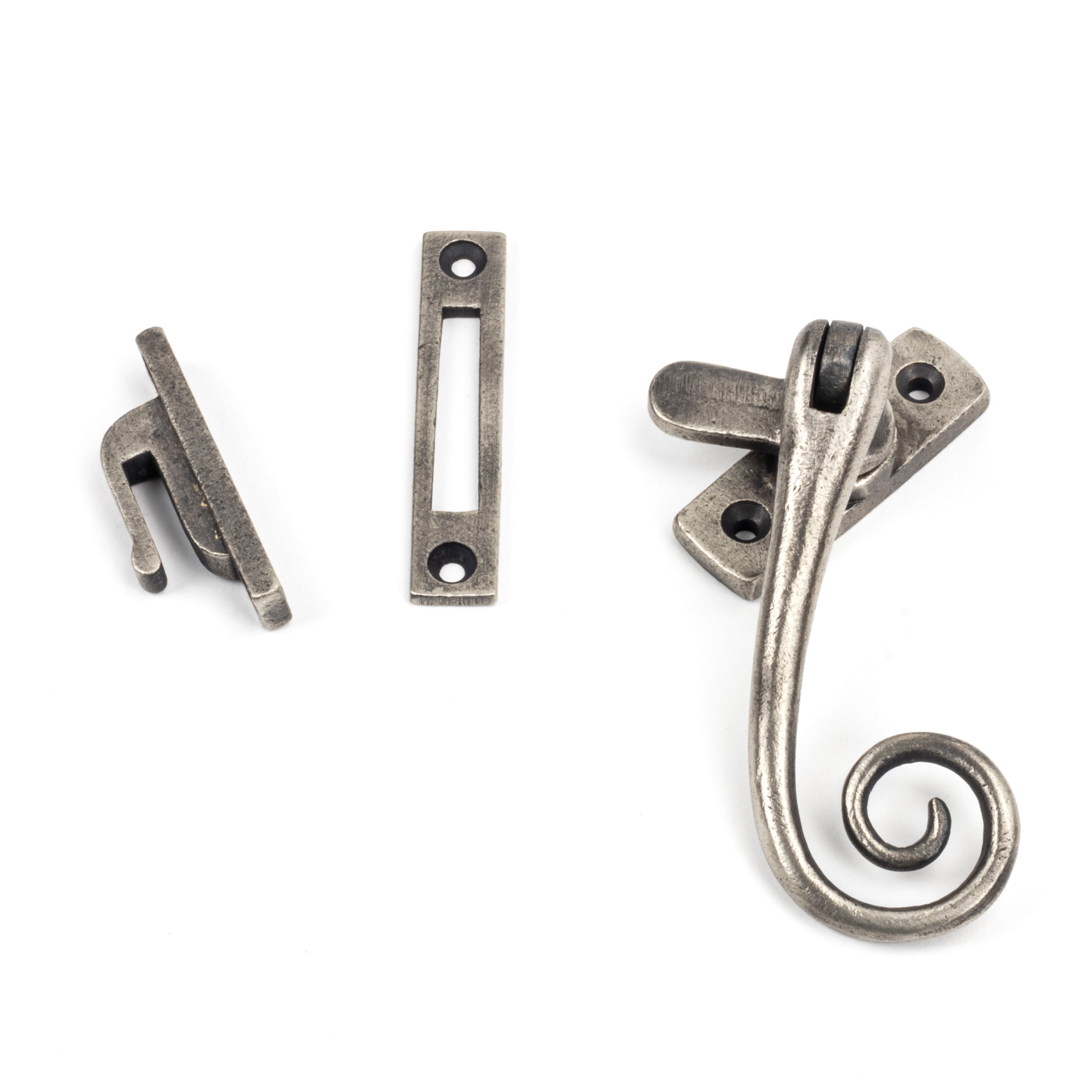 Antique Pewter Monkeytail Fastener | From The Anvil-Fasteners-Yester Home