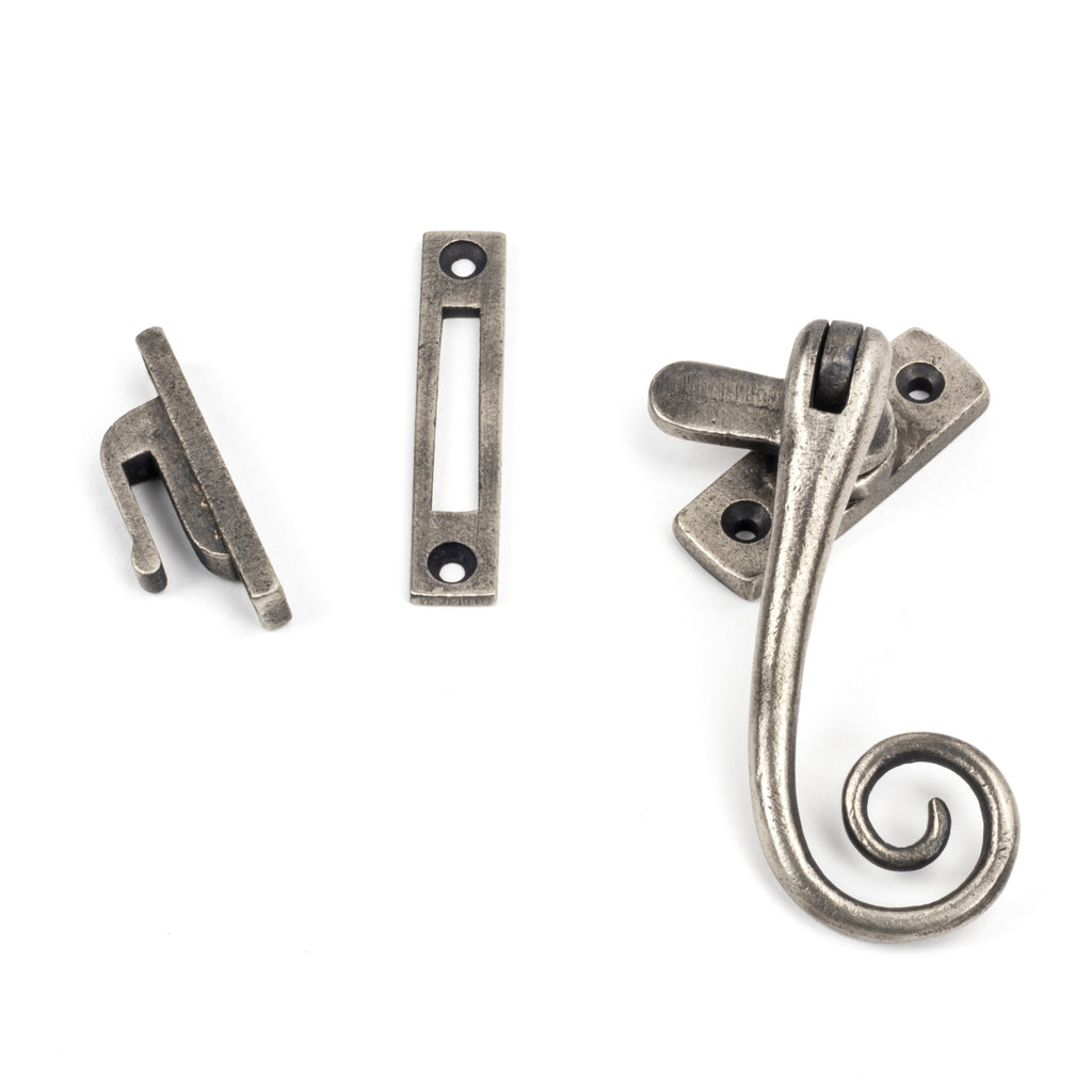 Antique Pewter Monkeytail Fastener | From The Anvil