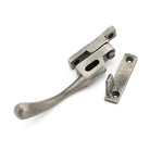 Antique Pewter Night-Vent Locking Peardrop Fastener - LH | From The Anvil-Night-Vent Fasteners-Yester Home