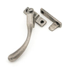 Antique Pewter Night-Vent Locking Peardrop Fastener - LH | From The Anvil - Night-Vent Fasteners - From The Anvil - Yester Home
