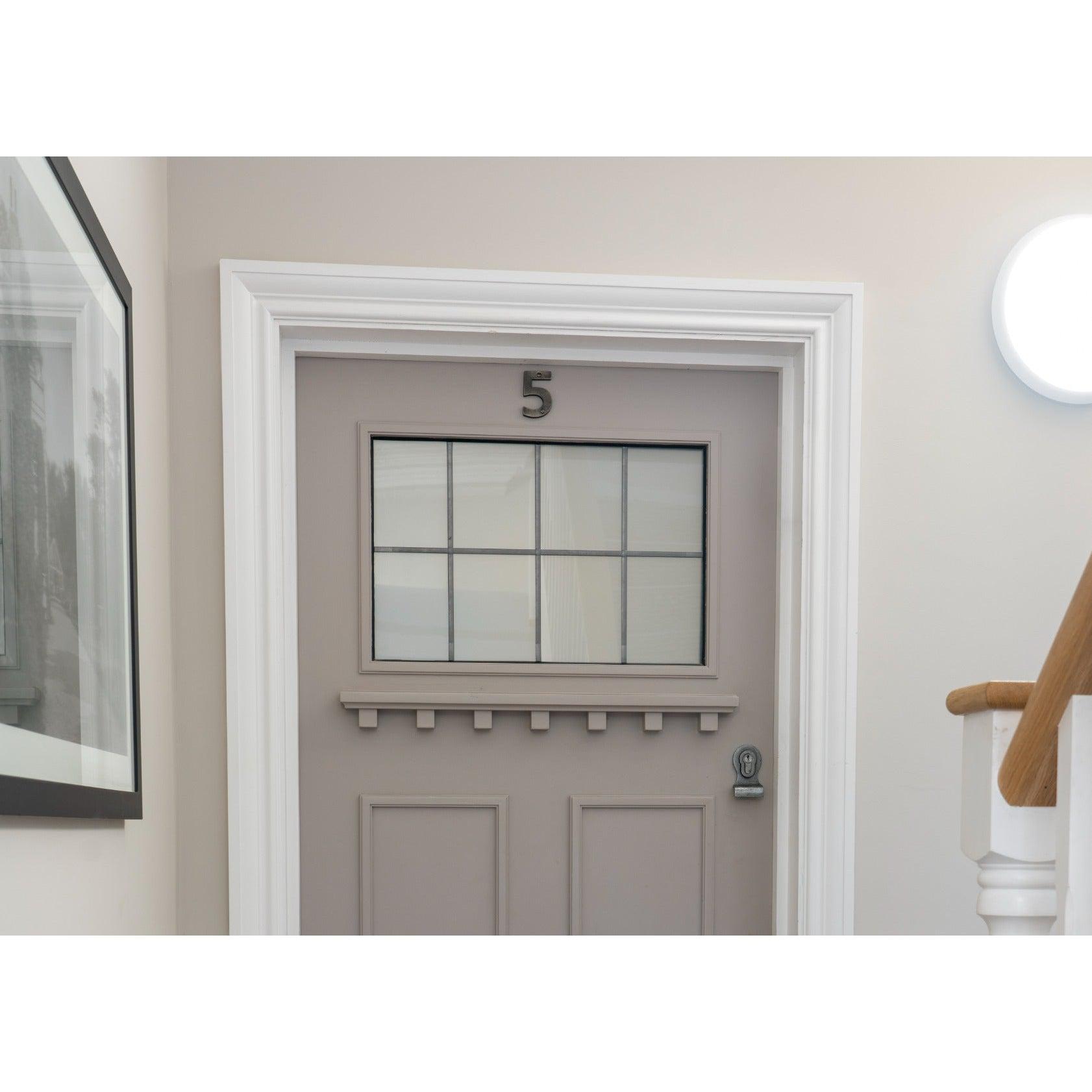 Antique Pewter Numeral 5 | From The Anvil-Numerals-Yester Home