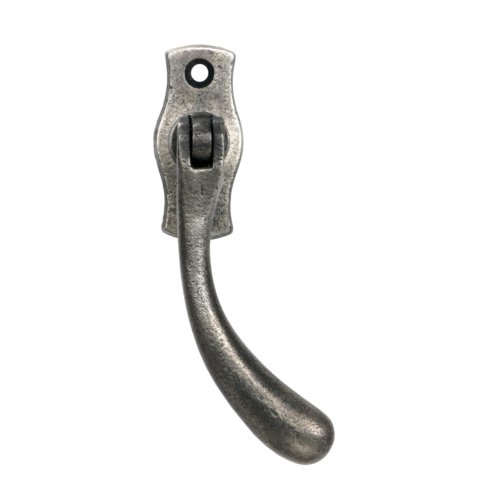 Antique Pewter Peardrop Espag - RH | From The Anvil - Espag. Fasteners - From The Anvil - Yester Home