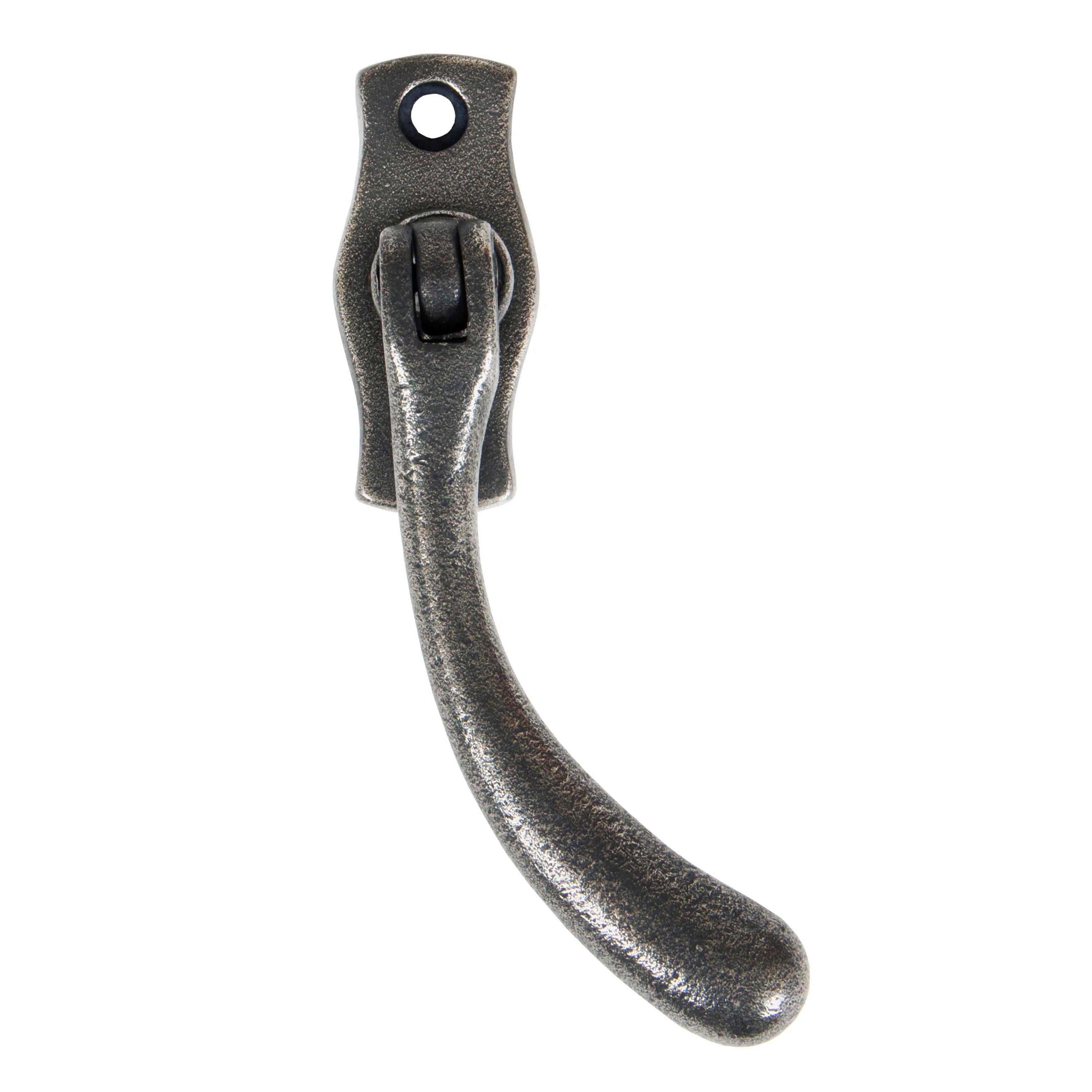 Antique Pewter Peardrop Espag - RH | From The Anvil - Espag. Fasteners - From The Anvil - Yester Home