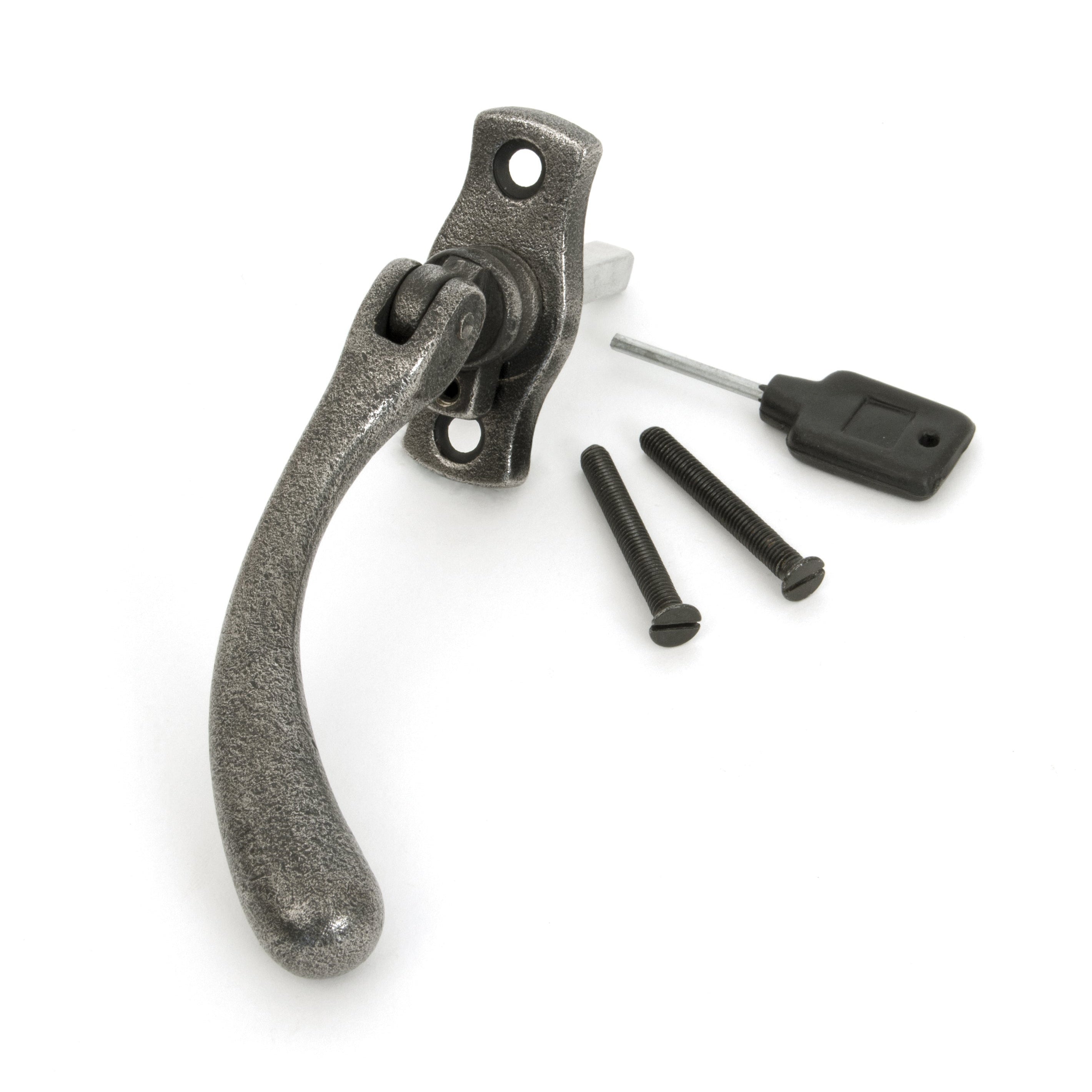 Antique Pewter Peardrop Espag - RH | From The Anvil-Espag. Fasteners-Yester Home